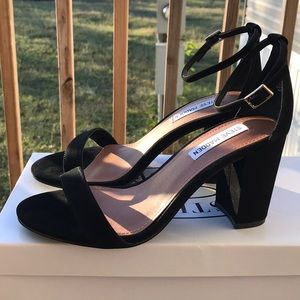 Steve Madden block heel sandals.